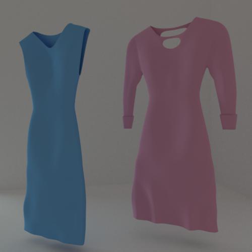 women's dresses on hangers (not included) preview image